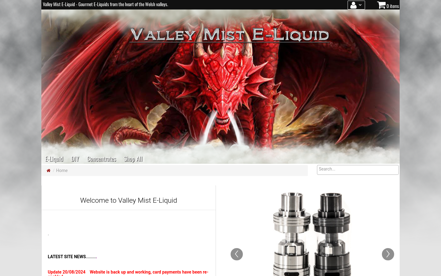 Valley Mist E-Liquid